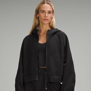 Lululemon Scuba Oversized Full-Zip Hoodie in Black